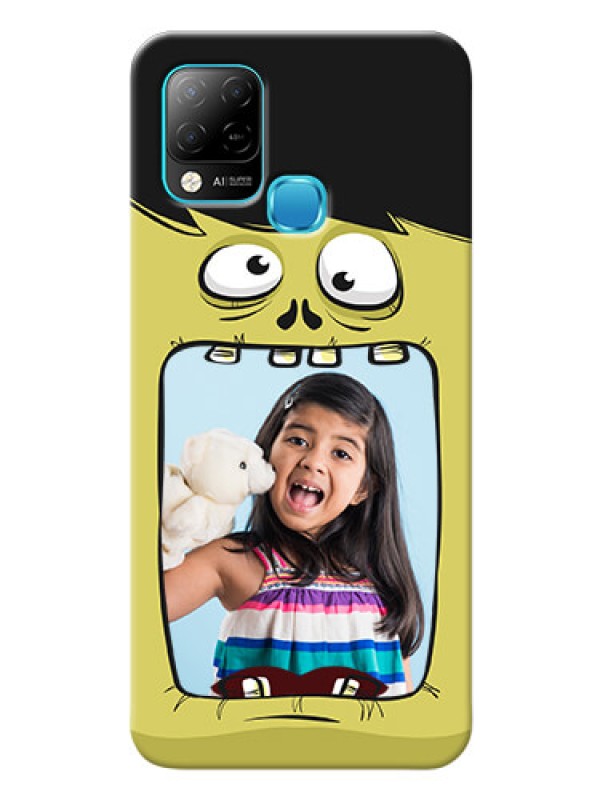 Custom Infinix Hot 10s Mobile Covers: Cartoon monster back case Design