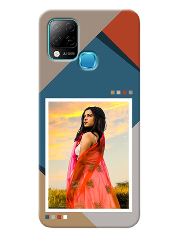 Custom Infinix Hot 10S Mobile Back Covers: Retro color pallet Design