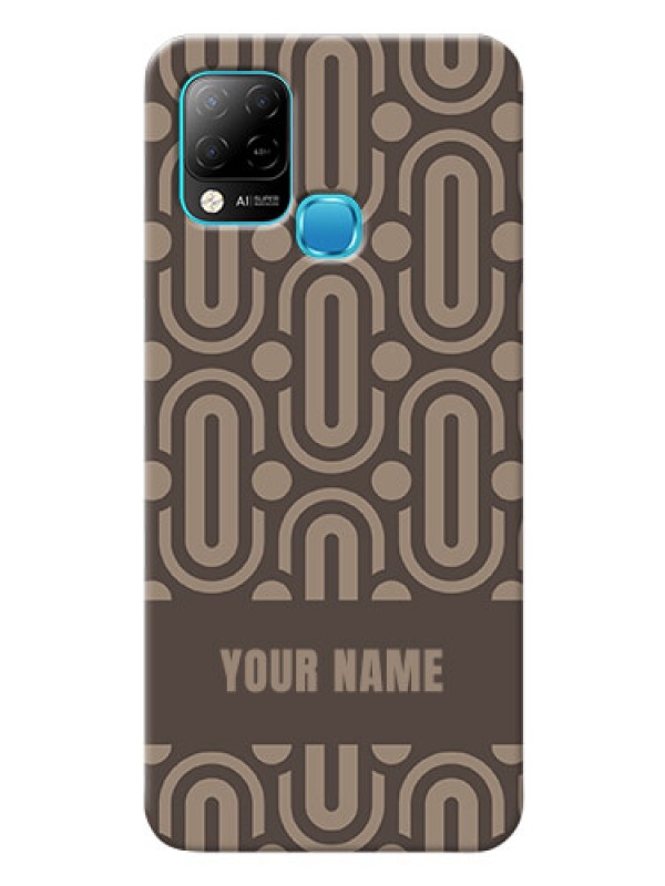 Custom Infinix Hot 10S Custom Phone Covers: Captivating Zero Pattern Design