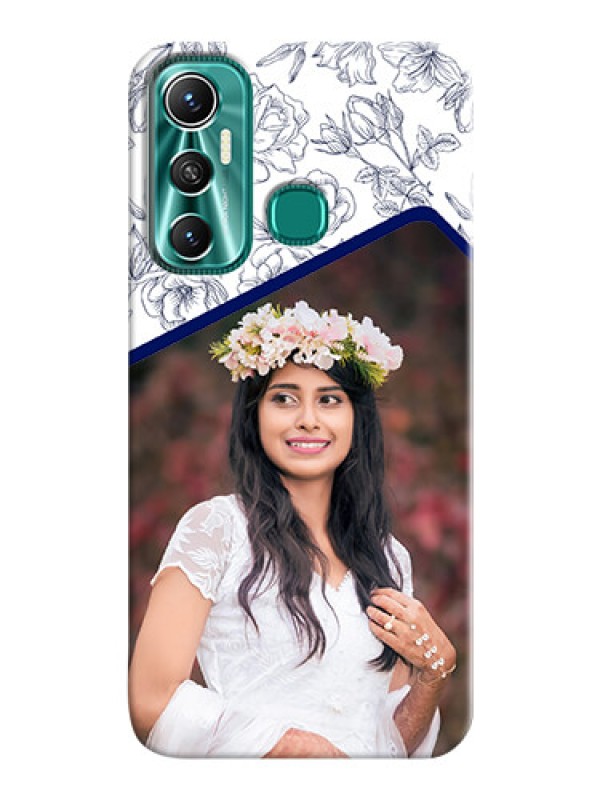 Custom Infinix Hot 11 Phone Cases: Premium Floral Design