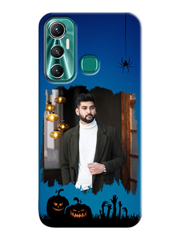 Custom Infinix Hot 11 mobile cases online with pro Halloween design 