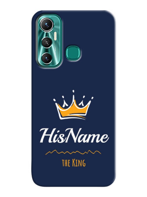 Custom Infinix Hot 11 King Phone Case with Name