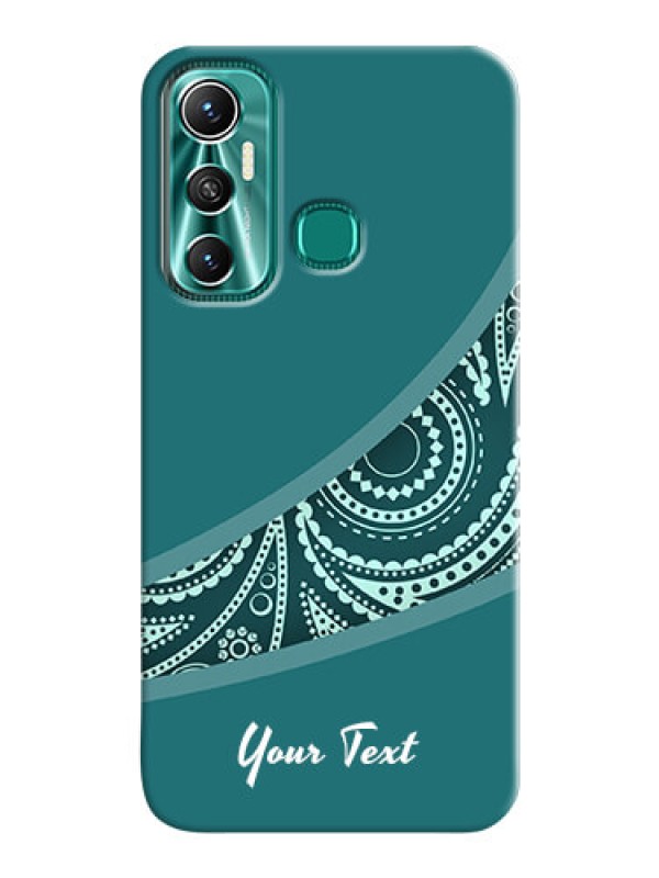 Custom Infinix Hot 11 Custom Phone Covers: semi visible floral Design