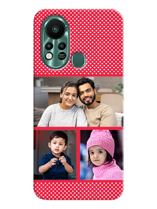 Custom Infinix Hot 11s mobile back covers online: Bulk Pic Upload Design