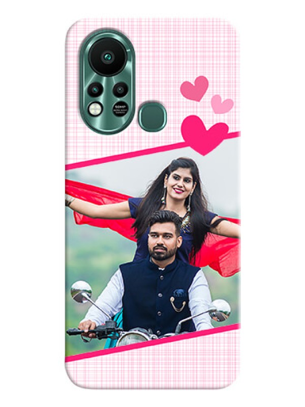 Custom Infinix Hot 11s Personalised Phone Cases: Love Shape Heart Design