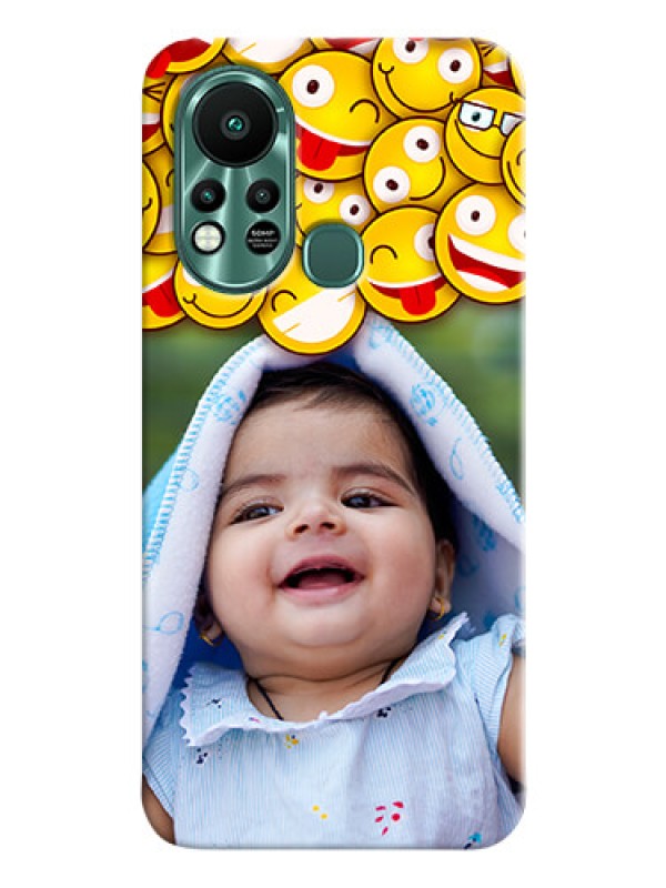 Custom Infinix Hot 11s Custom Phone Cases with Smiley Emoji Design