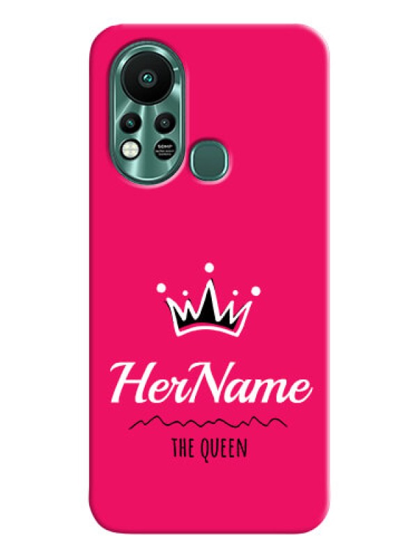 Custom Infinix Hot 11s Queen Phone Case with Name