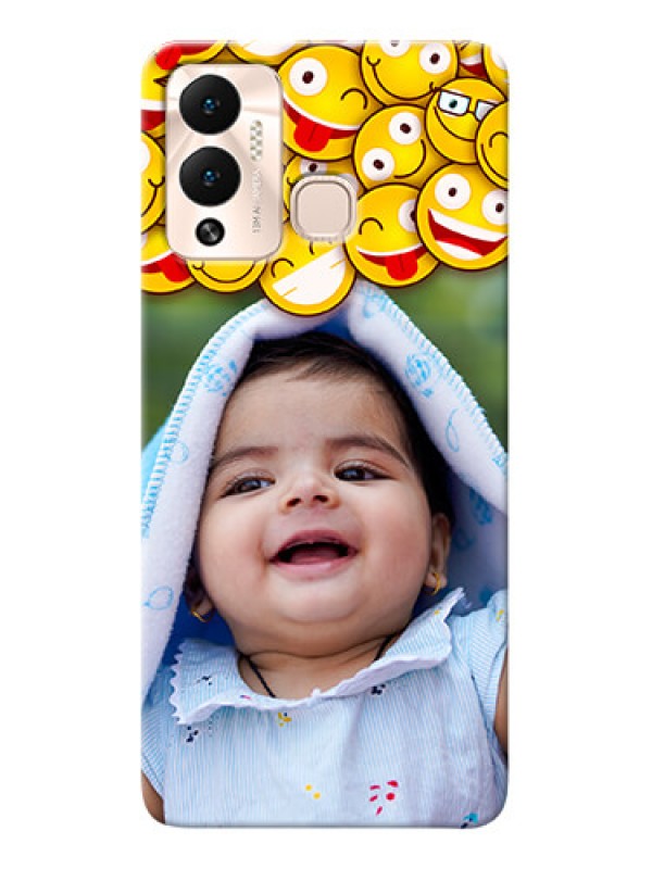 Custom Infinix Hot 12 Play Custom Phone Cases with Smiley Emoji Design