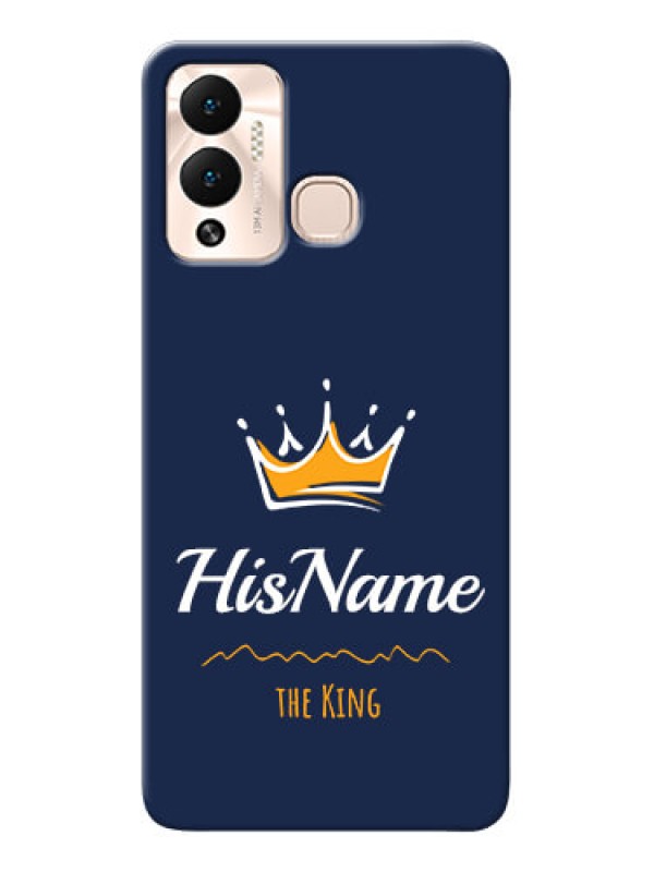 Custom Infinix Hot 12 Play King Phone Case with Name