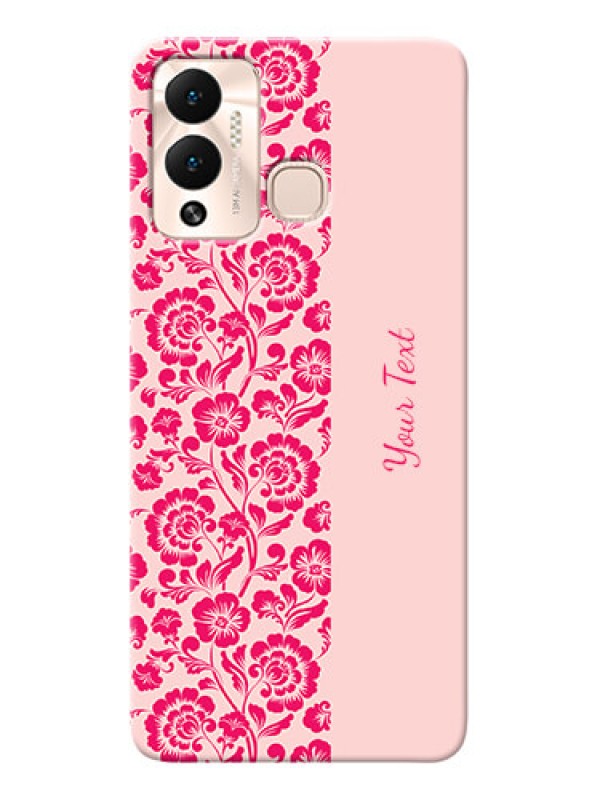 Custom Infinix Hot 12 Play Phone Back Covers: Attractive Floral Pattern Design