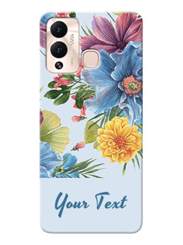 Custom Infinix Hot 12 Play Custom Phone Cases: Stunning Watercolored Flowers Painting Design