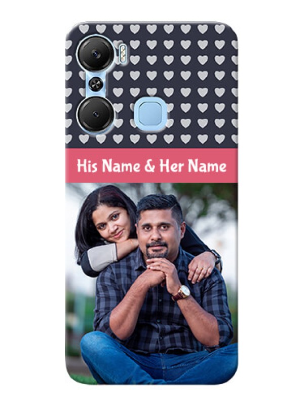 Custom Infinix Hot 12 Pro Custom Mobile Case with Love Symbols Design