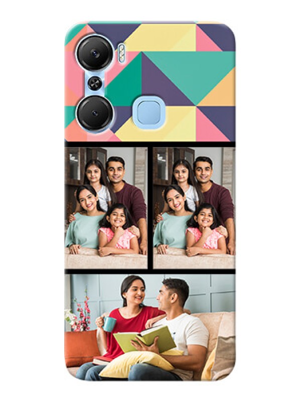 Custom Infinix Hot 12 Pro personalised phone covers: Bulk Pic Upload Design
