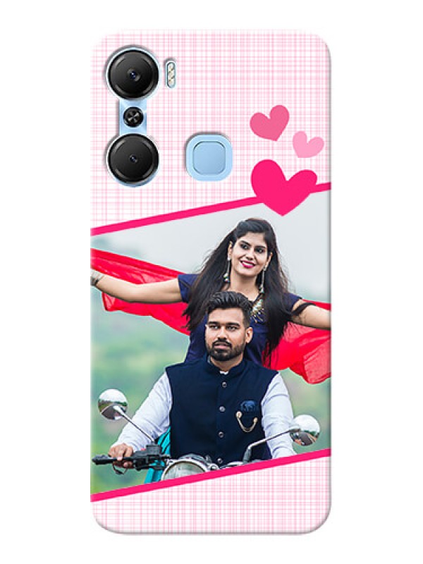 Custom Infinix Hot 12 Pro Personalised Phone Cases: Love Shape Heart Design
