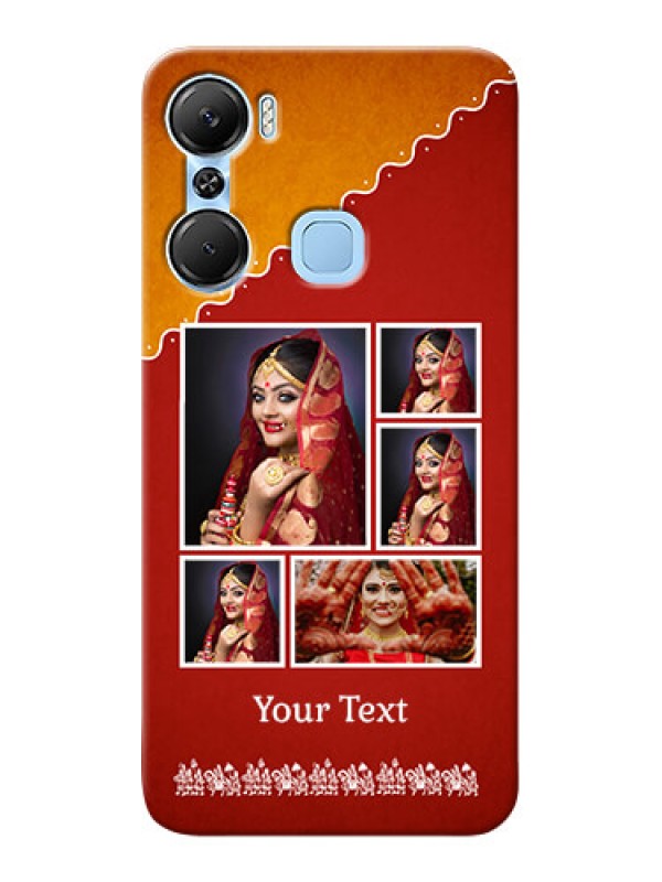 Custom Infinix Hot 12 Pro customized phone cases: Wedding Pic Upload Design