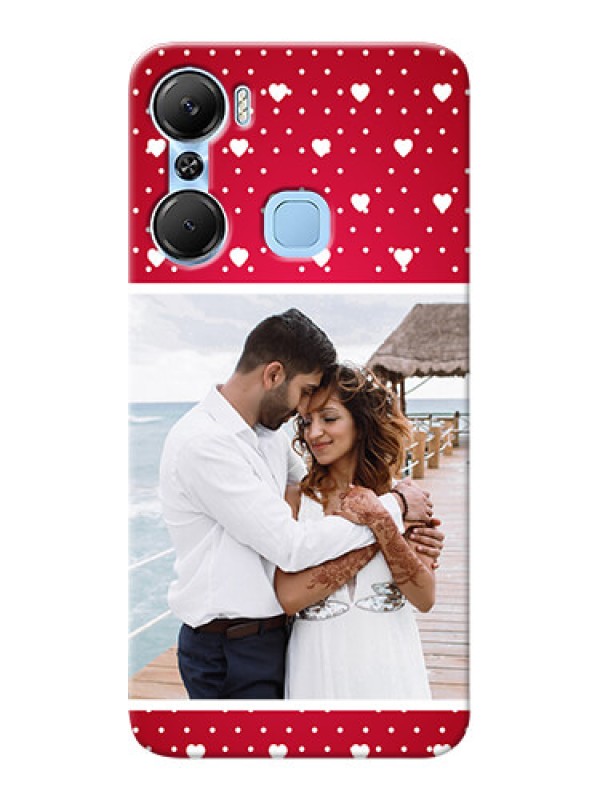 Custom Infinix Hot 12 Pro custom back covers: Hearts Mobile Case Design