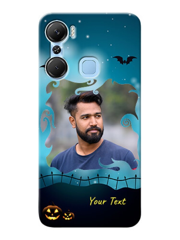 Custom Infinix Hot 12 Pro Personalised Phone Cases: Halloween frame design