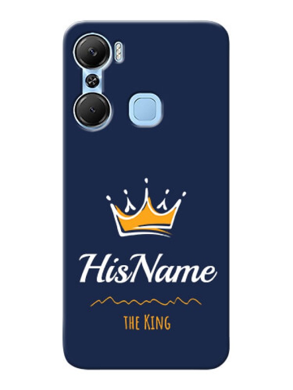 Custom Infinix Hot 12 Pro King Phone Case with Name