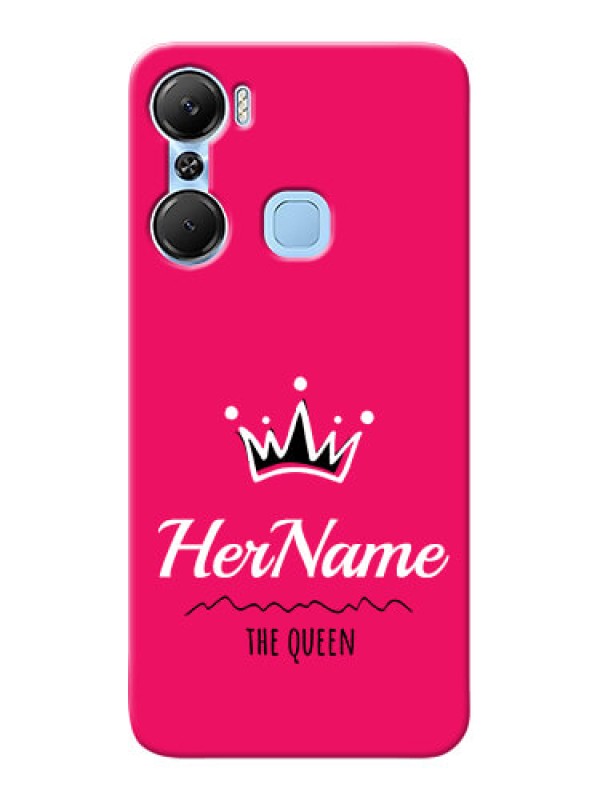 Custom Infinix Hot 12 Pro Queen Phone Case with Name