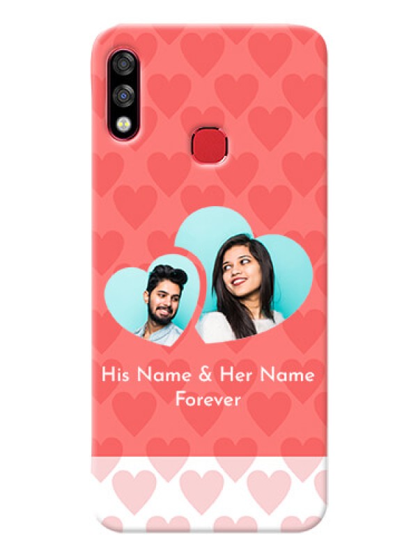 Custom Infinix Hot 7 Pro personalized phone covers: Couple Pic Upload Design