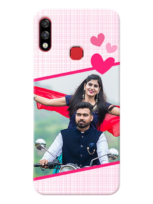 Custom Infinix Hot 7 Pro Personalised Phone Cases: Love Shape Heart Design
