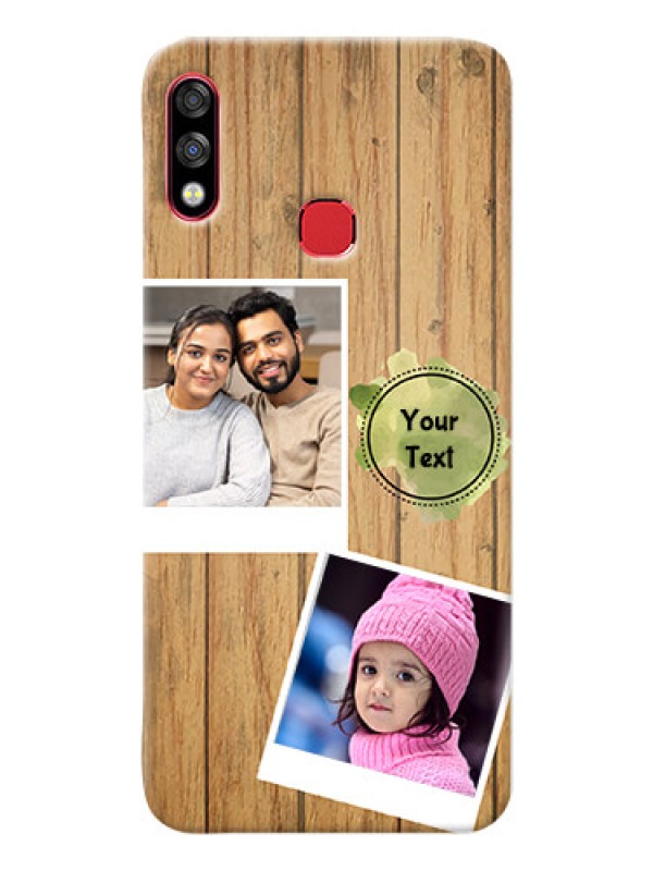 Custom Infinix Hot 7 Pro Custom Mobile Phone Covers: Wooden Texture Design