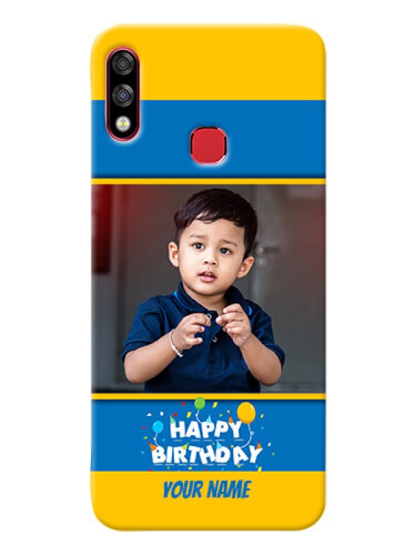 Custom Infinix Hot 7 Pro Mobile Back Covers Online: Birthday Wishes Design