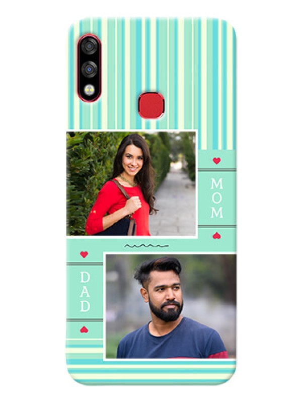 Custom Infinix Hot 7 Pro custom mobile phone covers: Mom & Dad Pic Design