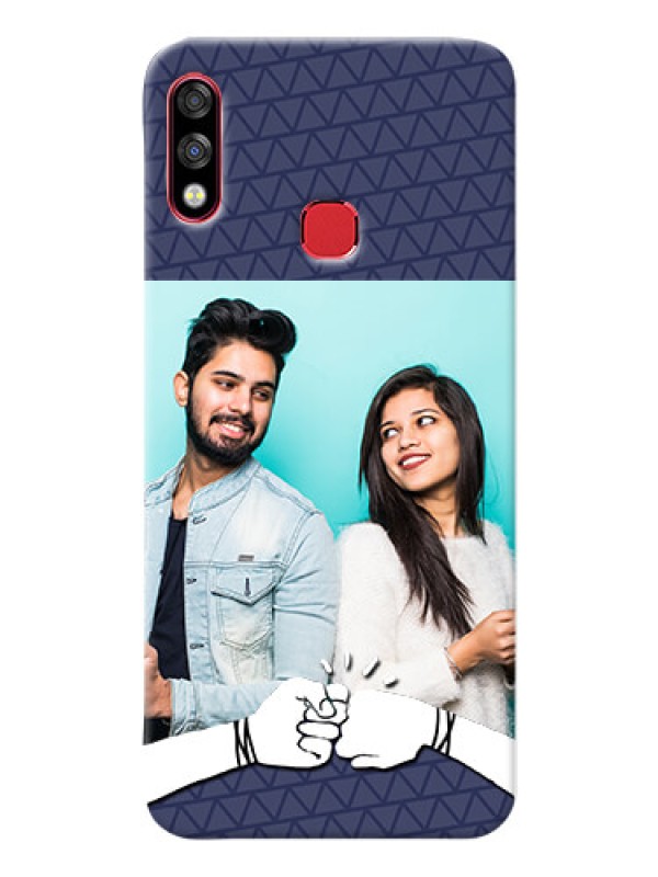 Custom Infinix Hot 7 Pro Mobile Covers Online with Best Friends Design  