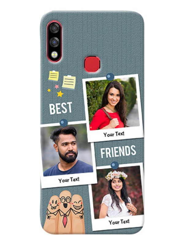 Custom Infinix Hot 7 Pro Mobile Cases: Sticky Frames and Friendship Design