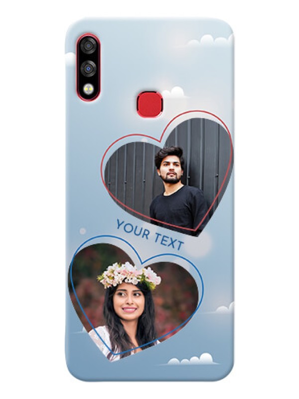 Custom Infinix Hot 7 Pro Phone Cases: Blue Color Couple Design 