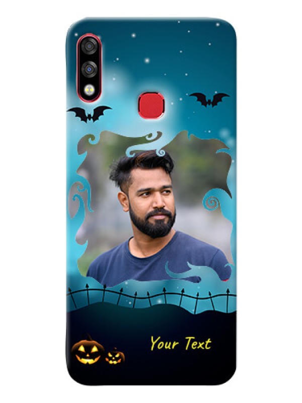 Custom Infinix Hot 7 Pro Personalised Phone Cases: Halloween frame design