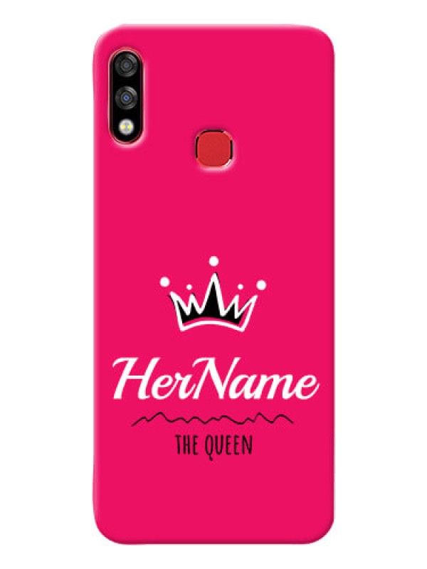 Custom Infinix Hot 7 Pro Queen Phone Case with Name