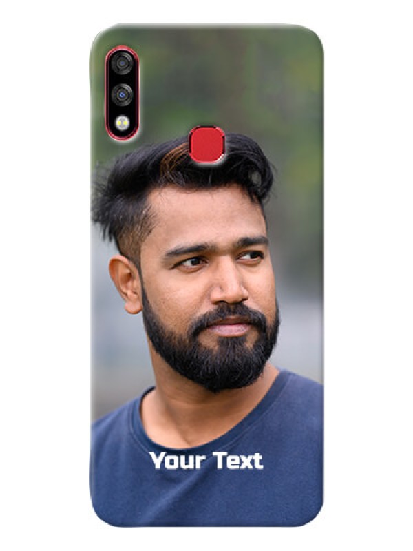 Custom Infinix Hot 7 Pro Mobile Cover: Photo with Text