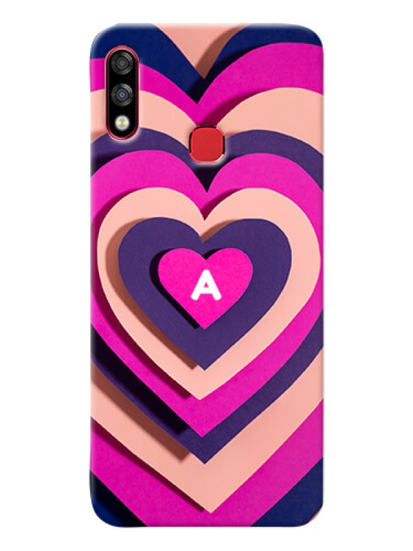 Custom Infinix Hot 7 Pro Custom Mobile Case with Cute Heart Pattern Design