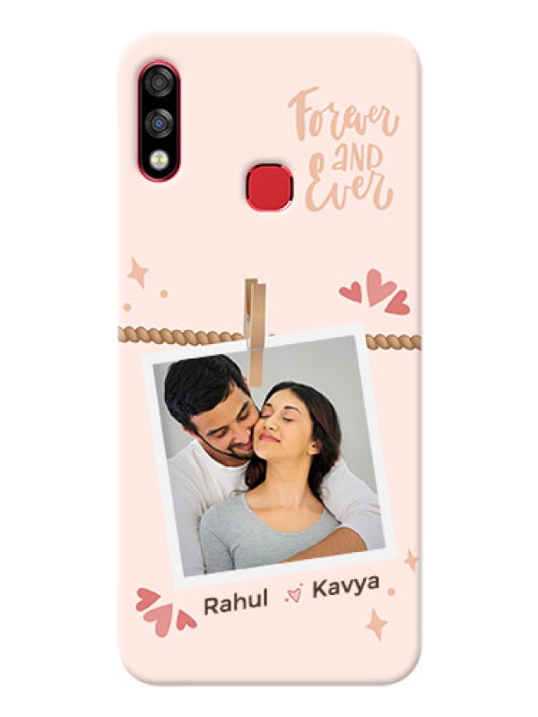 Custom Infinix Hot 7 Pro Phone Back Covers: Forever and ever love Design