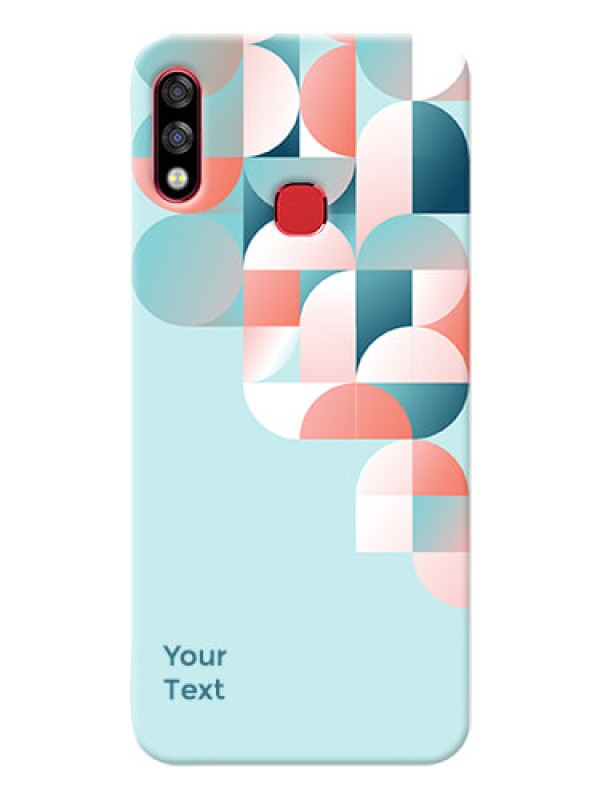 Custom Infinix Hot 7 Pro Back Covers: Stylish Semi-circle Pattern Design