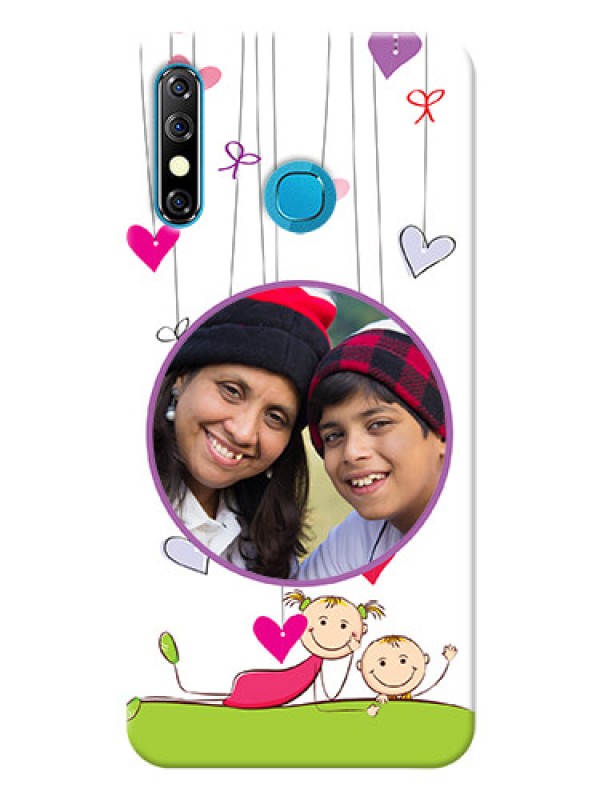 Custom Infinix Hot 8 Mobile Cases: Cute Kids Phone Case Design