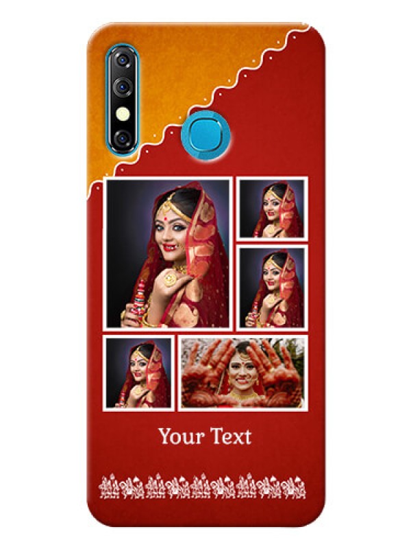 Custom Infinix Hot 8 customized phone cases: Wedding Pic Upload Design