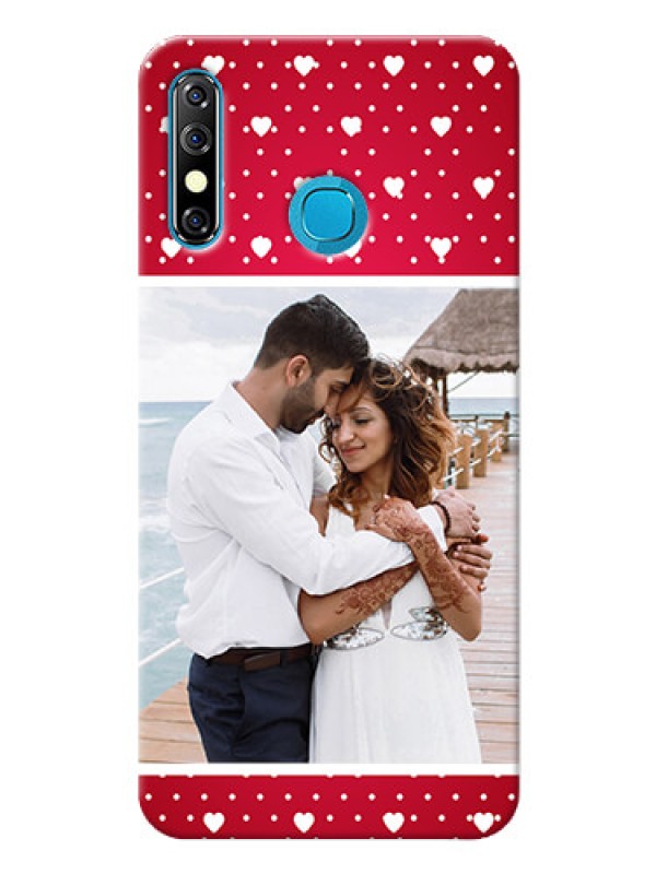 Custom Infinix Hot 8 custom back covers: Hearts Mobile Case Design