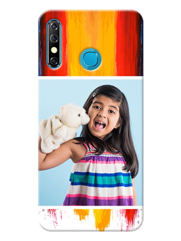 Custom Infinix Hot 8 custom phone covers: Multi Color Design