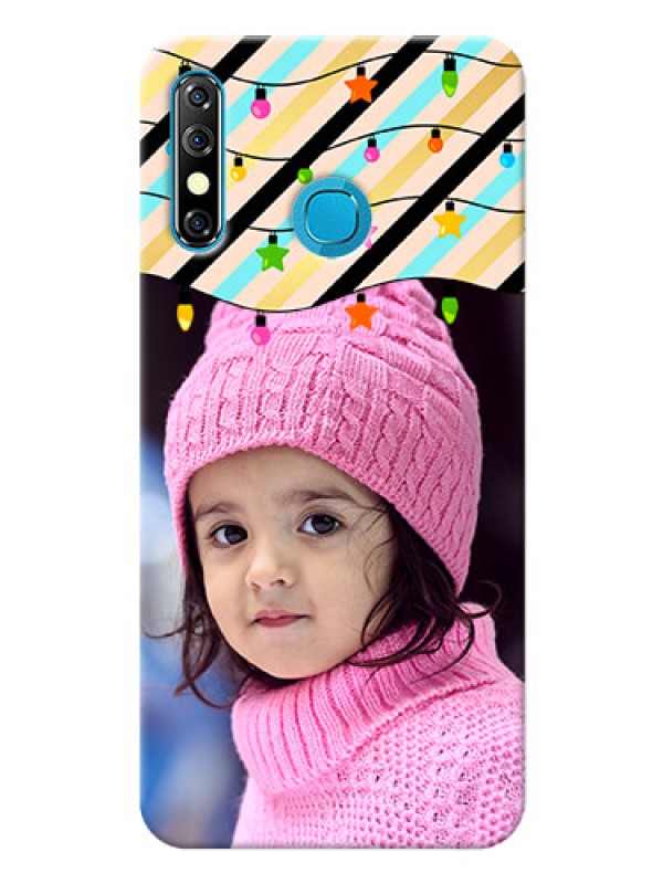 Custom Infinix Hot 8 Personalized Mobile Covers: Lights Hanging Design