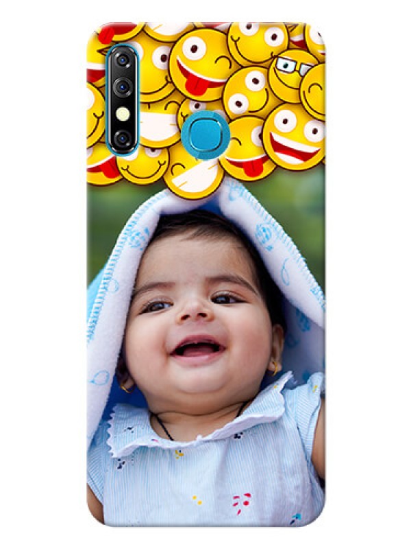 Custom Infinix Hot 8 Custom Phone Cases with Smiley Emoji Design