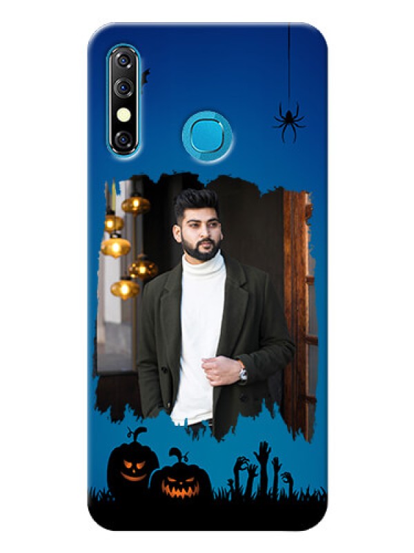 Custom Infinix Hot 8 mobile cases online with pro Halloween design 