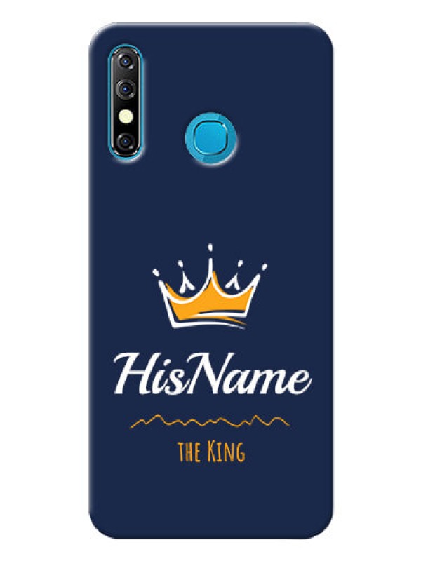 Custom Infinix Hot 8 King Phone Case with Name