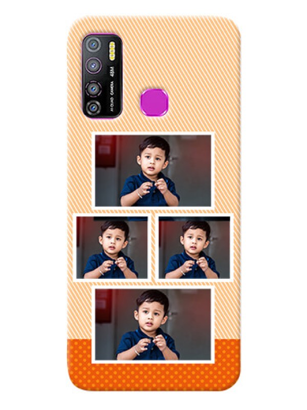 Custom Infinix Hot 9 Pro Mobile Back Covers: Bulk Photos Upload Design