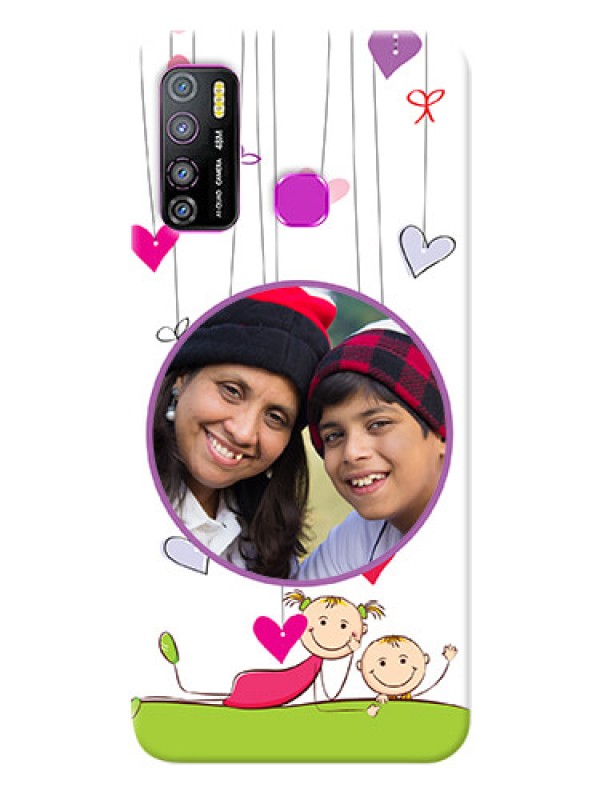 Custom Infinix Hot 9 Pro Mobile Cases: Cute Kids Phone Case Design