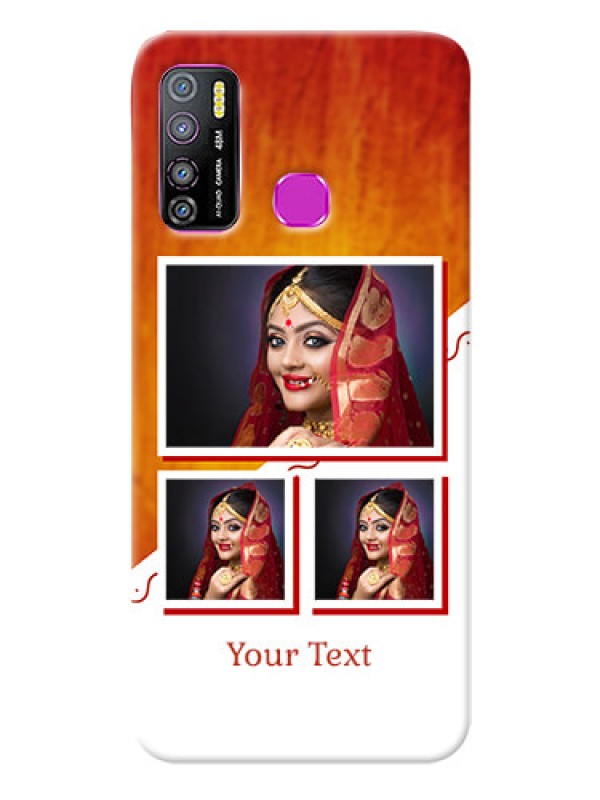 Custom Infinix Hot 9 Pro Personalised Phone Cases: Wedding Memories Design  