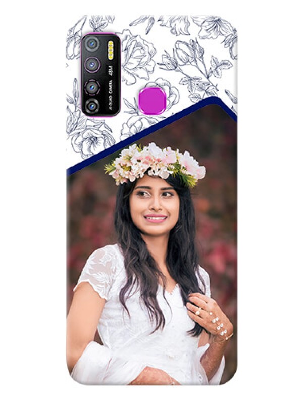 Custom Infinix Hot 9 Pro Phone Cases: Premium Floral Design