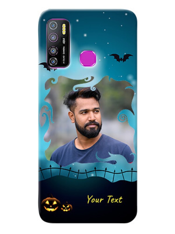 Custom Infinix Hot 9 Pro Personalised Phone Cases: Halloween frame design